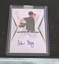 2012 Ultimate Leaf Draft Andrew Heaney on card autograph auto 6/25 PIRATES 