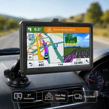7" Truck Car GPS Navigation Sat Nav Touch Screen Free Lifetime AU Map Updates
