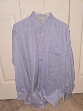 Giorgio Armani Light Blue Button-Up Shirt, Size 16 1/2 - 42