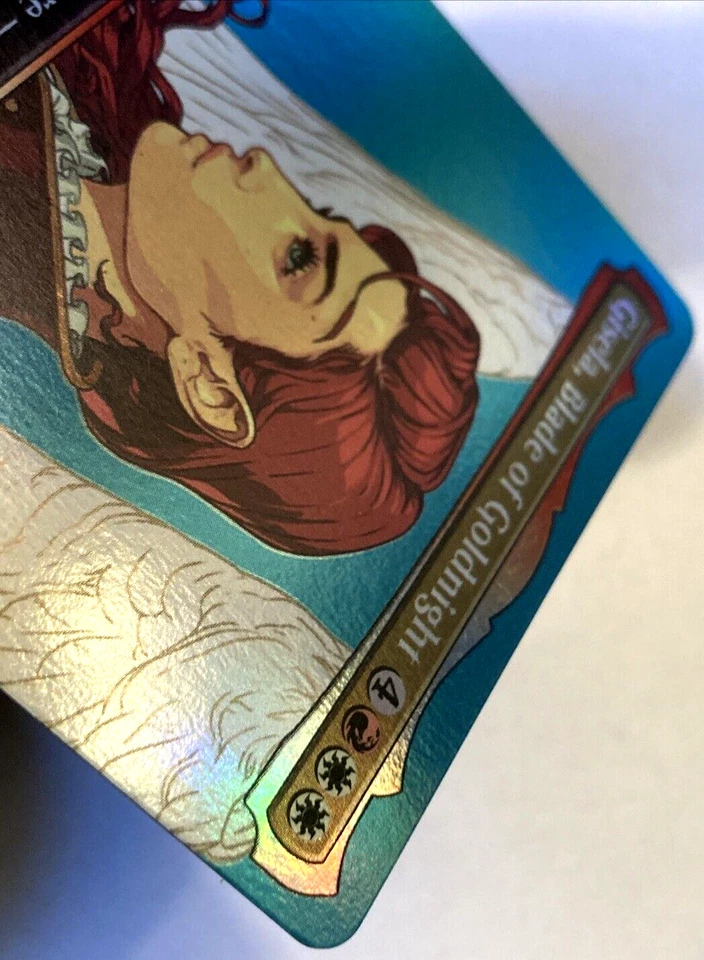 MTG Gisela, Blade of Goldnight BORDERLESS FOIL Commander Masters 0682 NM - Image 4 of 4