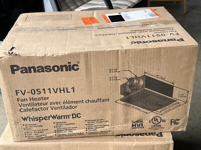 Panasonic FV-0511VHL1 WhisperWarm DC Bathroom Exhaust Fan with Heater ...