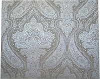 Rasch Tapete 208610 Barock Grau-Silber-Metallic Damast-Dekor Glanz Glatt