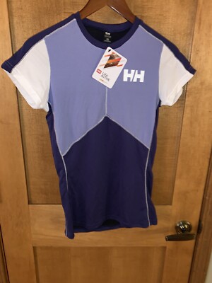 NIB Helly Hansen Womens/Ladies Lifa Active Baselayer T Shirt - Large - Blue