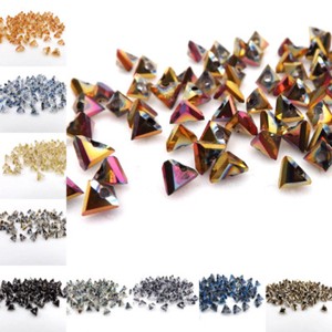 6mm-100pcs-Glass-Triangle-crystal-bead-Loose-beads-Special-bead-DIY-jewelry-Make