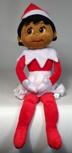 black elf on the shelf doll