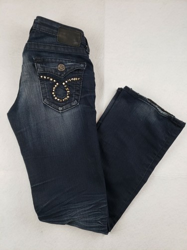 Dark Wash Blue Denim Jeans Pants | eBay