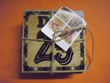 New  4 pcs Coasters Set Square Christmas Coaster 4" Square