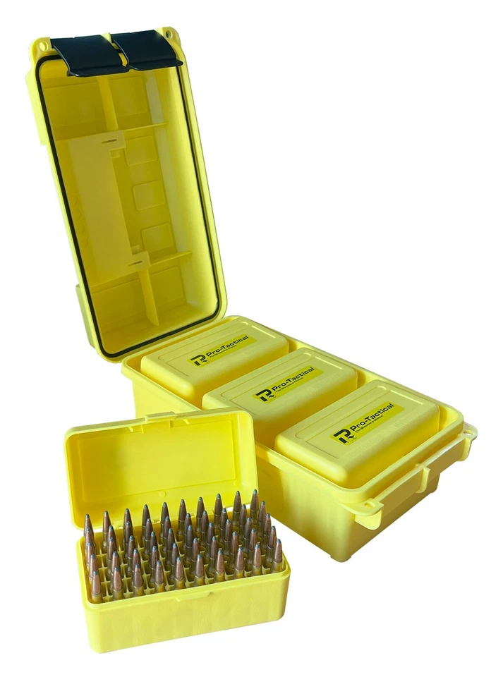 NEW Pro-Tactical Ammo Box Range Case - .223, .308, .243, 9mm 357 Rifle Pistol - image 3 of 4