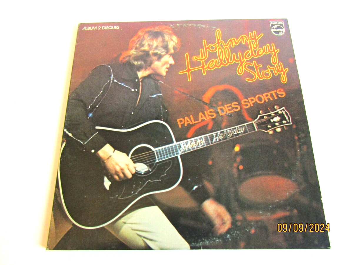2-LP SET-JOHNNY HALLYDAY STORY-PALAIS DES SPORTS-PHILIPS-6632-306 