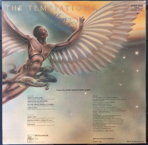 THE TEMPTATIONS Wings Of Love Vinyl Record Album LP Tamla Motown 1976 R&B Soul - Picture 4 of 6