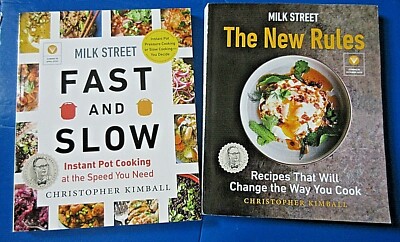 Lot of 2: Milk Street Fast and Slow: Instant Pot Cooking and The New Rules  9780316423076|