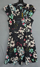 ihot Tea Dress Large Knee Length Women Dresses Women Spring Summer Floral Print