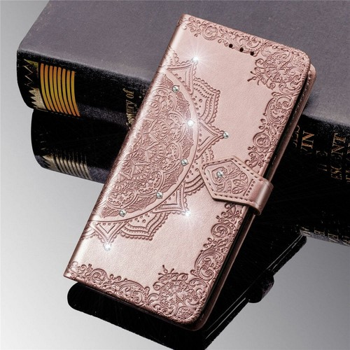 For iphone 11 12 13 14 Pro Max SE 7 8+ XR Bling Leather Slots Wallet Stand Case - Picture 56 of 64