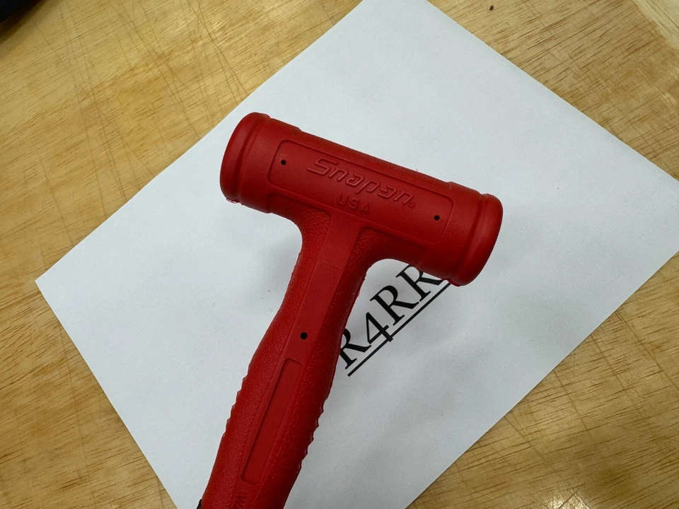 Herramientas Snap-on EE. UU. Nuevo Rojo Pequeño 10 OZ Slimline CARA SUAVE Martillo soplado muerto HBSE10 Foto 4 de 4