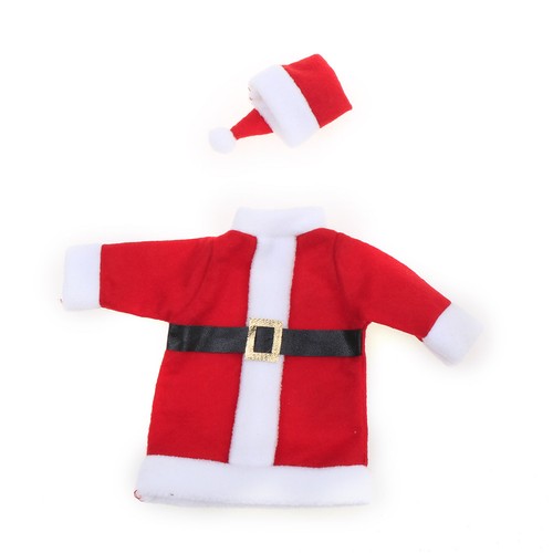 Christmas-Decoration-Wine-Bottle-Cover-Bags-Santa-Claus-Clothes-With-Hats-LJ