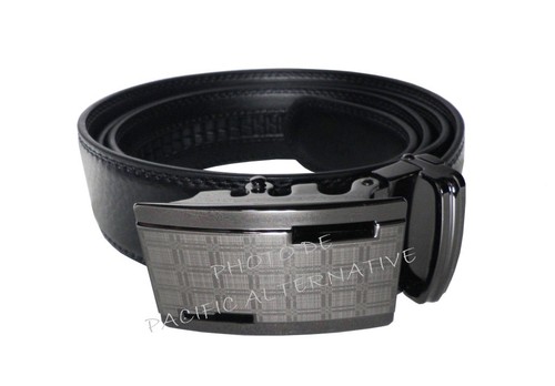 Ceinture cuir boucle métal king size pour Homme taille T 58 - 145 cm XXXXL #CR - 第 1/5 張圖片