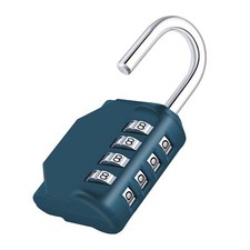 Combination Lock 4 Digit Combination Padlock Outdoor School Lock Gym Lock dark