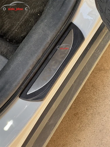 For Nissan Kicks Accessories Car Door Scuff Sill Cover Panel Step Protector Trim - Picture 83 of 92