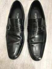 STACY ADAMS 24813-001 SOMERSET BLACK LEATHER SLIP ON LOAFERS SIZE 10M
