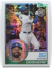 2018 Topps Update MATT KEMP 1983 Silver Pack Chrome - LOS ANGELES DODGERS- #141