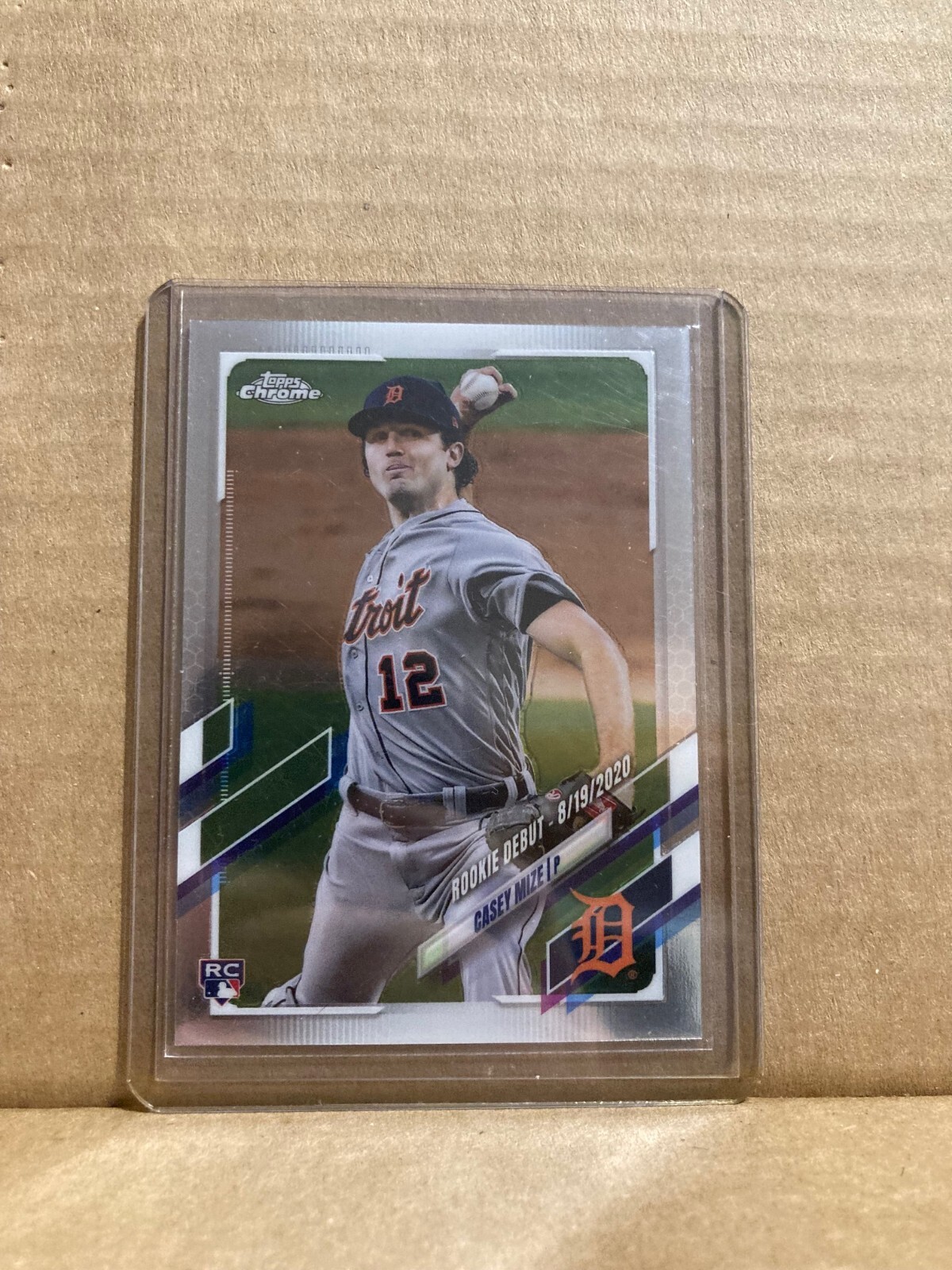 Casey Mize 2021 Topps Chrome Update Rookie Debut RC USC73