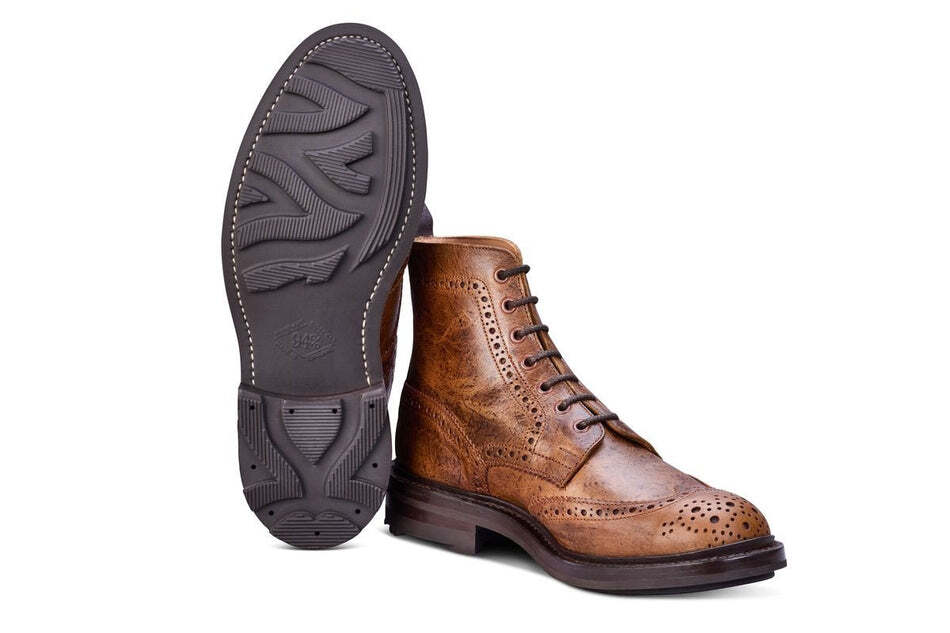 TRICKERS BUNDLE OFFER! Stow Kudu Gaucho Mens Brogues Boots RRP