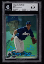 1997 FLAIR SHOWCASE ROW 1 LEGACY #14 CRAIG BIGGIO HOF SP #/100 BGS 8.5 w/9.5