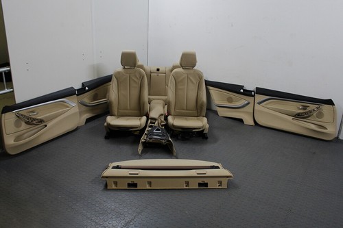 BMW 4er Coupe F32 Innenausstattung Leder Sitze Sportsitze Memory SHZ Beige