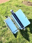 Large solar oven, portable solar power cooker, solar oven, solar stove, camping
