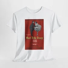 Vintage Broadway Poster Unisex Tee, 1958 West Side Story Apparel, Musical