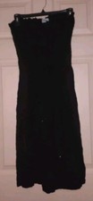 Unbranded Black One Size 💯% Rayon Sleeveless Dress