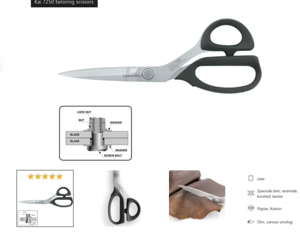 Kai 7250 Professional Shears Scissors 10 inch 250mm JAPAN | eBay