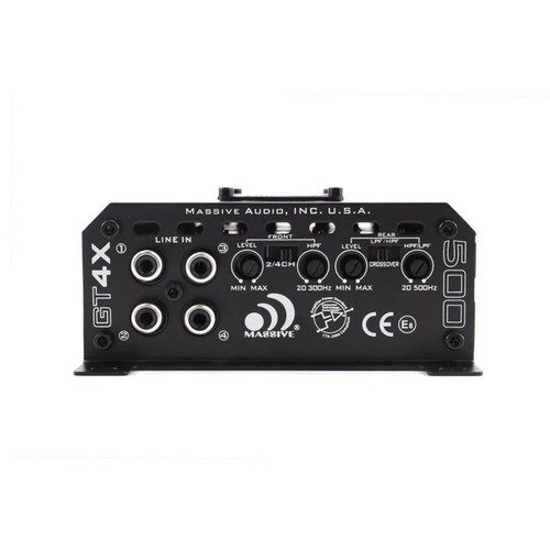 Massive Audio GT Series GT4X | 480W RMS 4 Channel Full Range Car Audio Amplifier - 第 3/10 張圖片