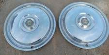2 15in Od 1955-56 Ford Hub Caps- Crown Vic Fairlane Etc