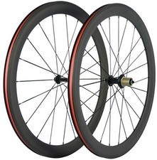 700C 25mm U Shape Clincher Carbon Wheels 50mm Carbon Wheelset Racing Cycling