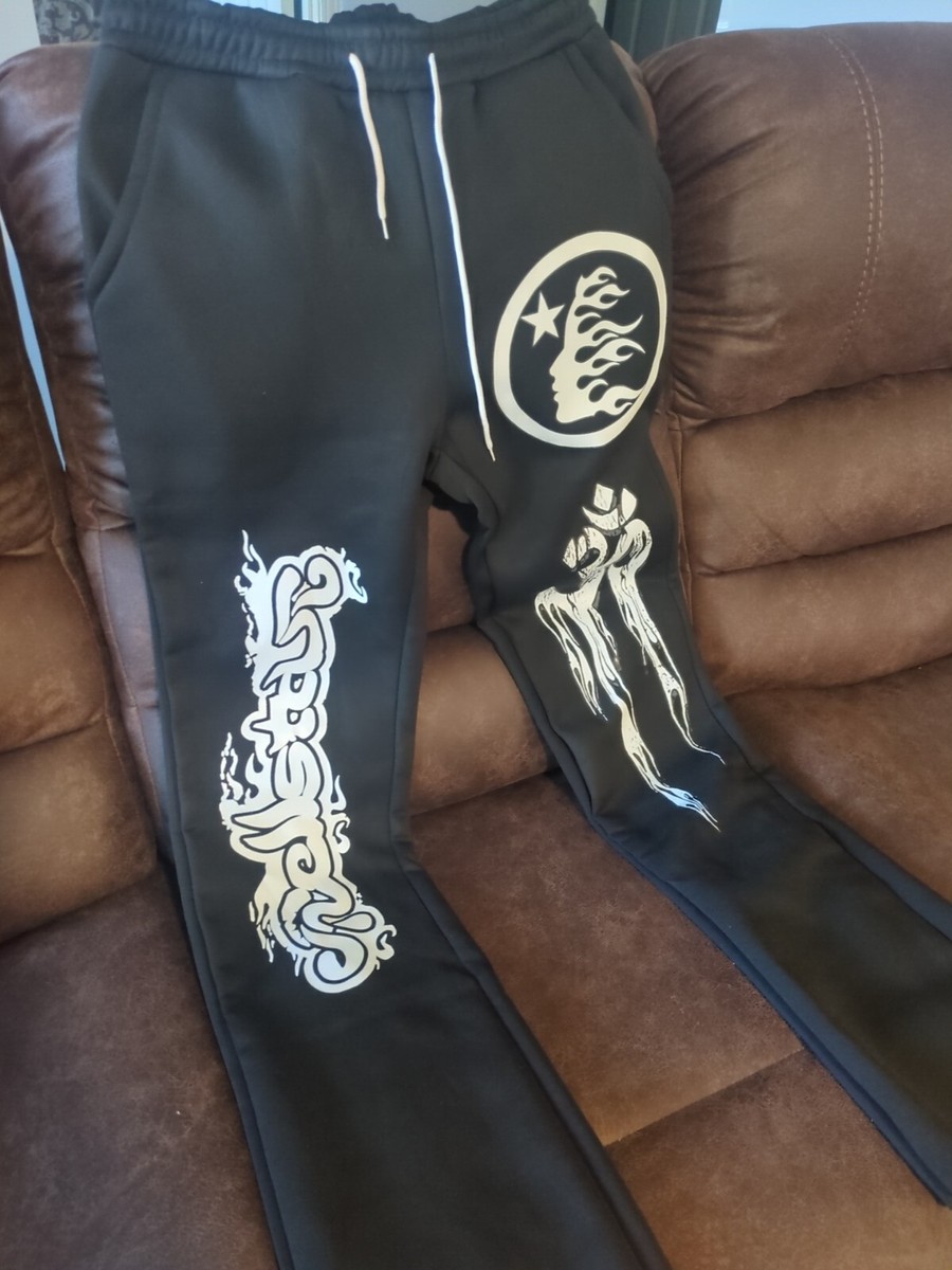 【HELLSTAR】SWEATS HALF PANTS / size L Hellstar Speed Sweatpants Black/Gold | Hellstar | KershKicks