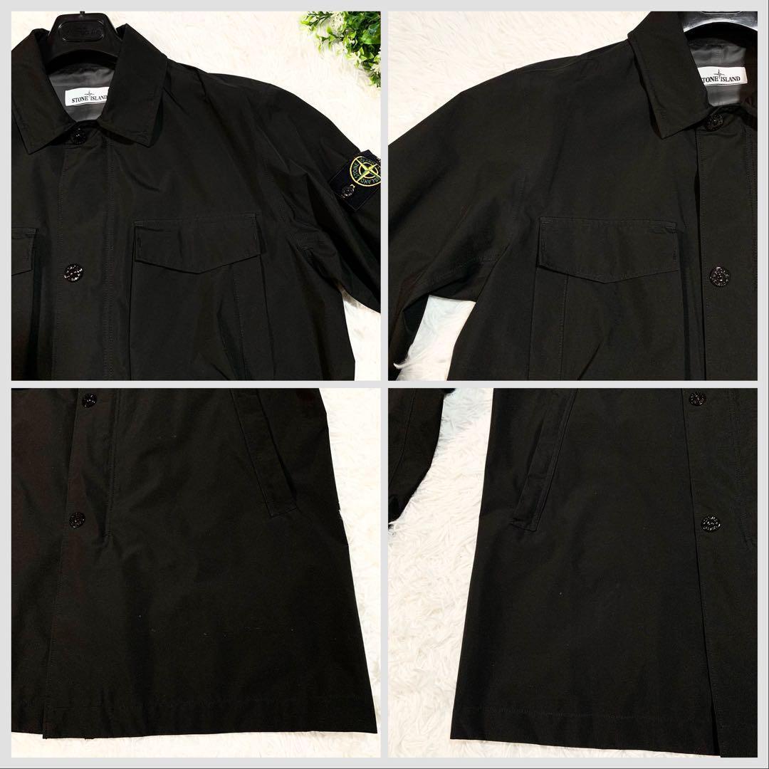 【STONE 】 GORE-TEX PACLITE ジャケット黒 L Stone Island Shadow Project GORE-TEX Paclite Black Shell jacket