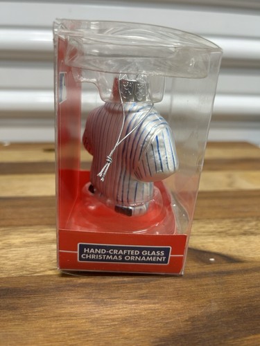 Kurt S. Adler Major League Baseball Chicago Cubs Glass Christmas Tree Ornament - Picture 6 of 10