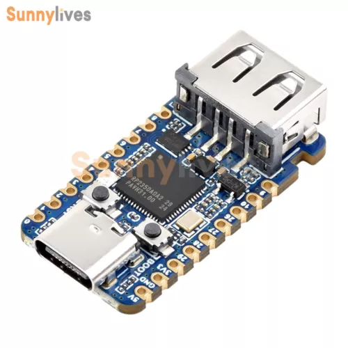 RP2350-USB-A Development Board Based on Raspberry Pi RP2350A Type-C Interface