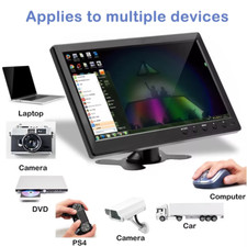 10.1" HD Video Surveillance Camera Monitor for PC, Car  Home Security