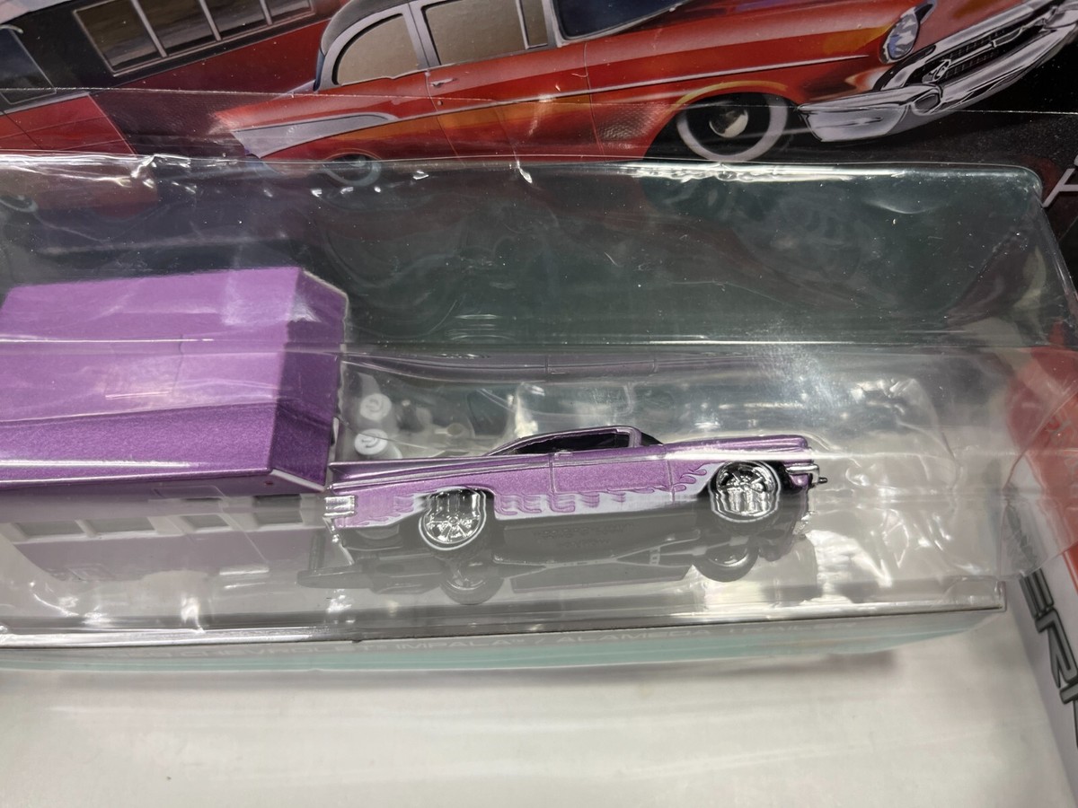 Maisto 15368-22C 1/64 1959 Chevrolet Impala Purple Metallic with