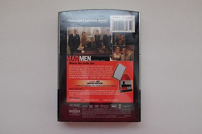 MAD MEN First 1 Season One DVD 4disc LIMITED EDITION metal ZIPPO