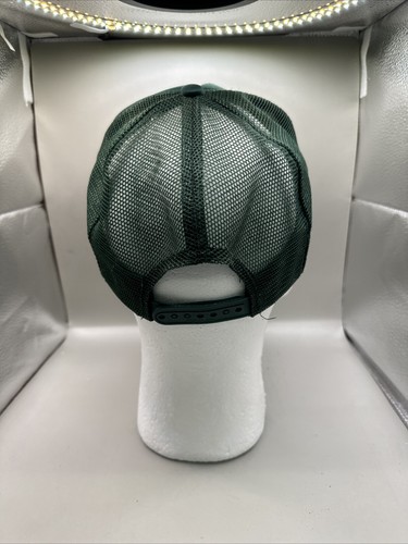 New Vintage John Deere Rope Hat Mesh Trucker Snapback Foam Green - Picture 3 of 8