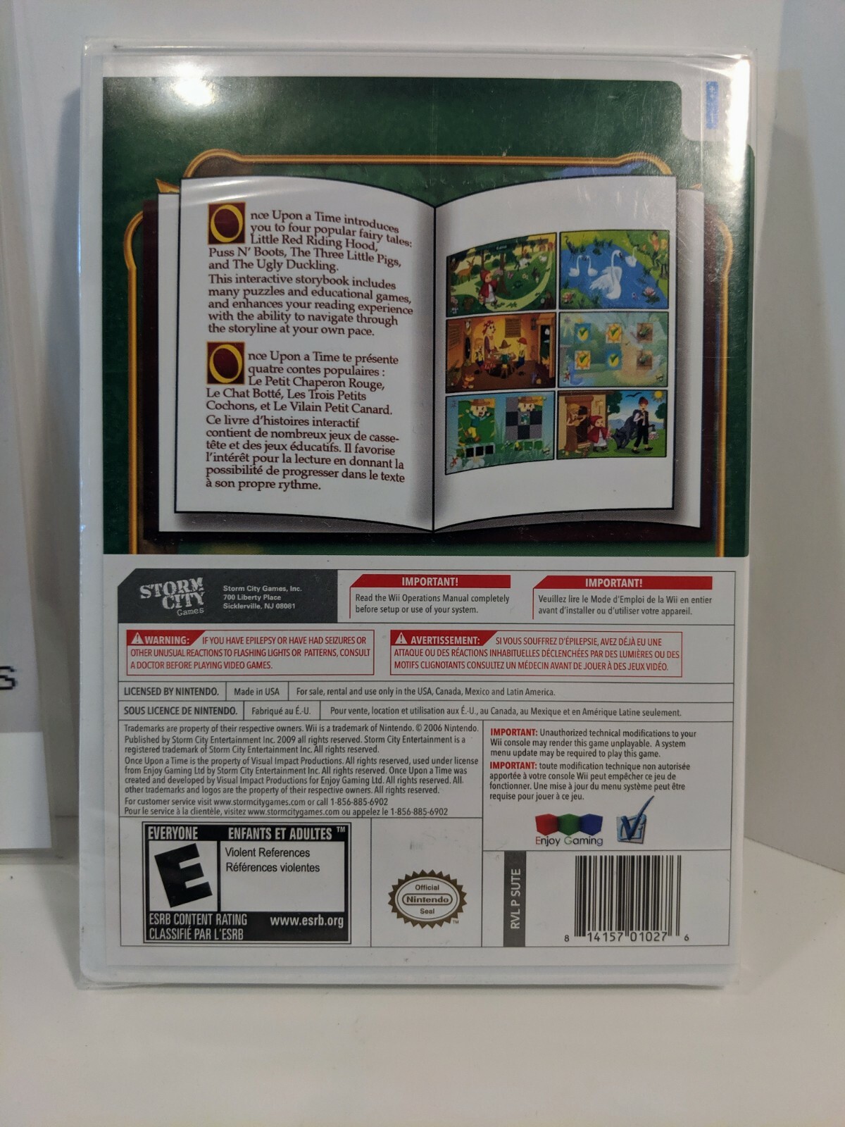 Once Upon A Time Nintendo Wii 2010