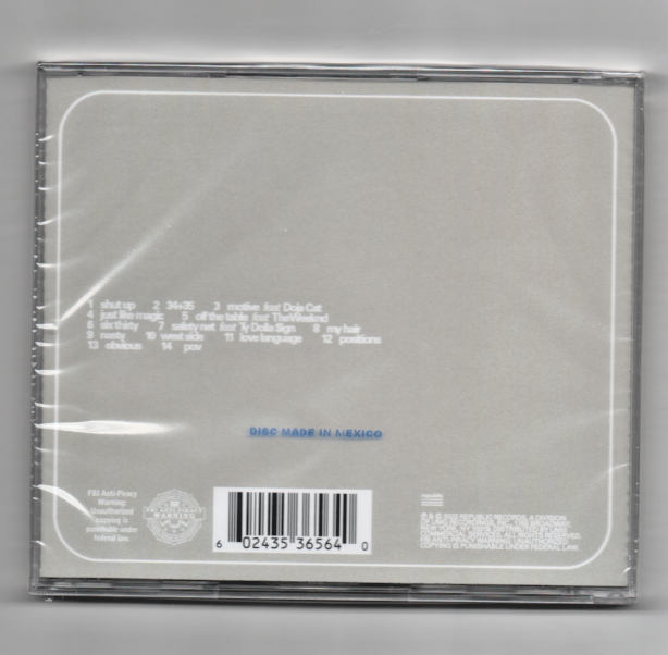 Ariana Grande Positions LPレコード　新品 Amazon.com: Positions[Coke Bottle Clear LP]: CDs & Vinyl