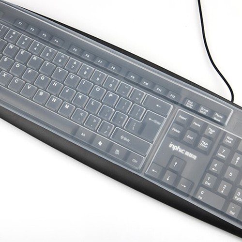Universal Dustproof Silicone Desktop Computer Keyboard Cover Keyboard .CF - Photo 2/8