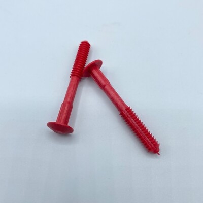 2x Little Tikes Cozy Coupe Replacement Part Red Nylon Pillar Clip