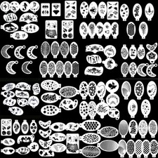 Bowtizki Face Paint Stencils For Kids Reusable Easy use Face Painting Templates