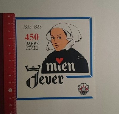 Aufkleber/Sticker: 450 Jahre Stadt mien Jever (24111684)
