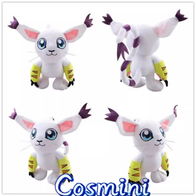 30cm Digimon Adventure Tailmon Plush Doll Cushion Stuffed Pillow Anime Plushie